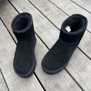 UGG Black Ankle Boots
